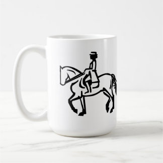 Caneca De Café Dressage horse trotting