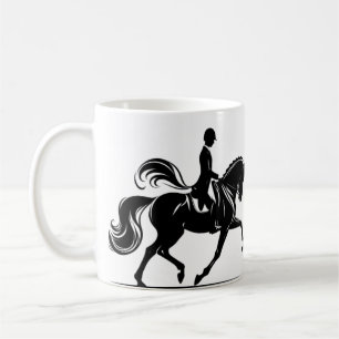 Caneca De Café Dressage Riding Rider Horse Mug
