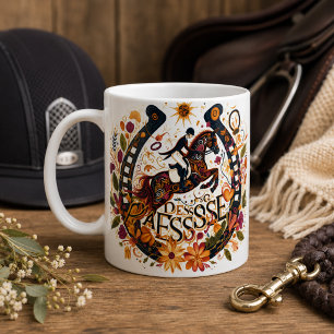 Caneca De Café Dressage Riding Rider Horse Mug