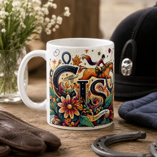 Caneca De Café Dressage Riding Rider Horse Mug