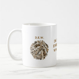 CANECA DE CAFÉ DRIFTWOOD ENTHUSIASTS WORLDWIDE. D.E.W. MUG