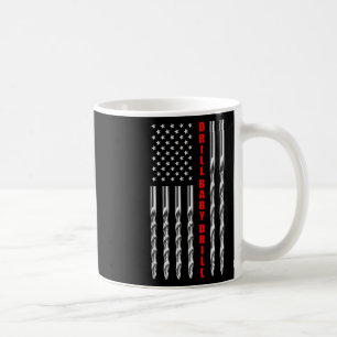 Caneca De Café Drill Baby Drill American Flag Patriótico Donald T