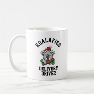Caneca De Café Driver de Entrega Koalafied