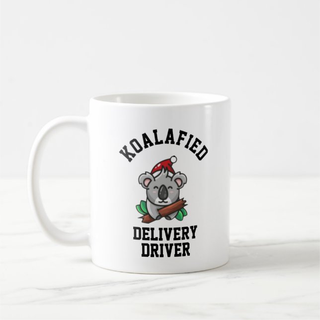 Caneca De Café Driver de Entrega Koalafied (Esquerda)