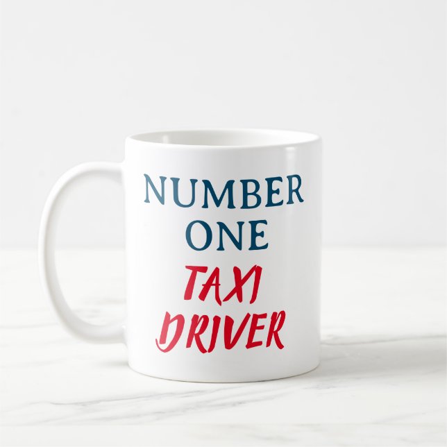 Caneca De Café Driver de táxi número um (Esquerda)