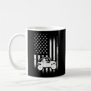 Caneca De Café Driver Utv Driver American Flag Utv Sxs Lado A Lad
