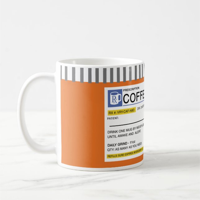 CANECA DE CAFÉ DROGAS (Esquerda)