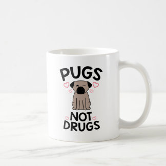 Caneca De Café Drogas dos Pugs não
