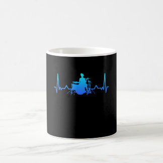 Caneca De Café Drum Drummer Pulsação Engraçado Presente Mãe