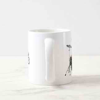 Caneca De Café Drummer Cat of the Atomic Nyanckos