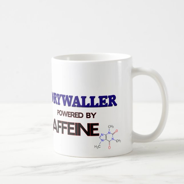 Caneca De Café Drywaller pôr pela cafeína (Direita)