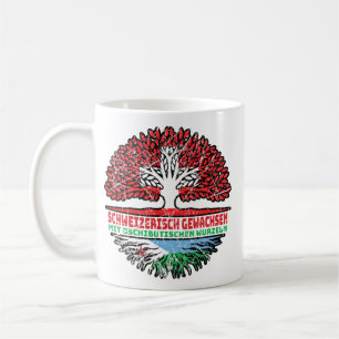 Caneca De Café Dschibuti Dschibutisch Schweizer Schweiz Baum
