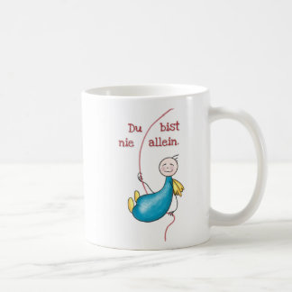 Caneca De Café Du bist nie allein Tasse Mug Love Comic