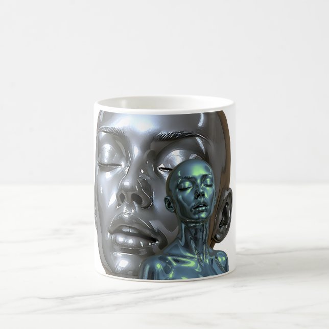 Caneca De Café Dualidade Refletida (Centro)