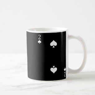 Caneca De Café Duas (2) De Placa De Reprodução De Placa Poker Spa