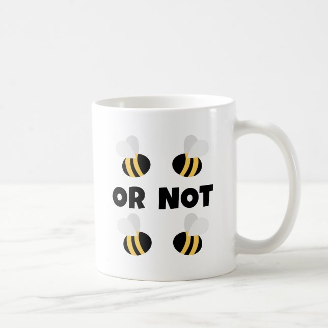 Caneca De Café Duas Abelhas Ou Não Duas Abelhas (Direita)