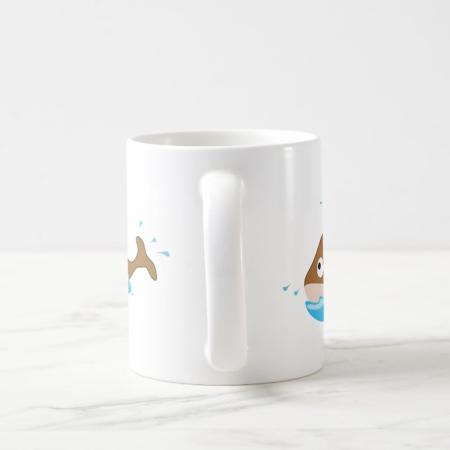 Caneca De Café duas baleias (Alça)