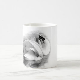 Caneca De Café Duas cisnes