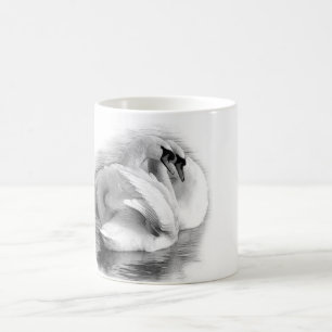 Caneca De Café Duas cisnes