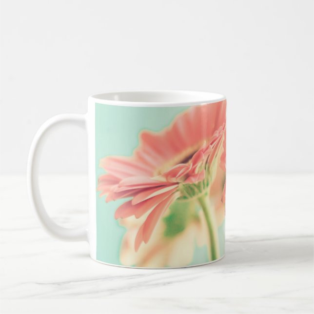 Caneca De Café Duas flores de palepink (Esquerda)