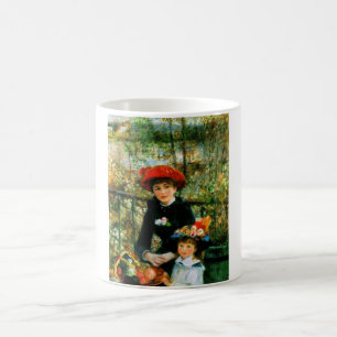 Caneca De Café Duas Irmãs no Terraço por Renoir