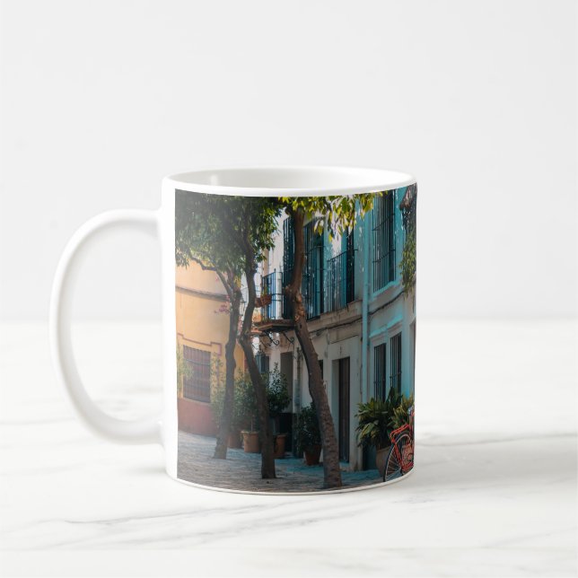 Caneca De Café Duas mesas marrons lá fora (Esquerda)