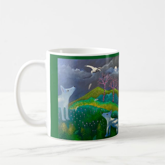 Caneca De Café Duas Noites de Cachorro (Esquerda)