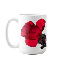 Duas Rosas vermelhas tocam no meio