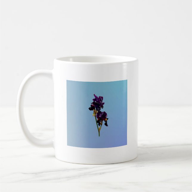 Caneca De Café Duas Roxas Escuras Suscitam Mug De Café (Esquerda)