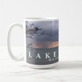 Caneca De Café Duas tempestades sobre o Lago Huron