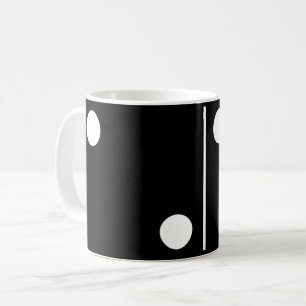 Caneca De Café Duas Três Mug Black Domino