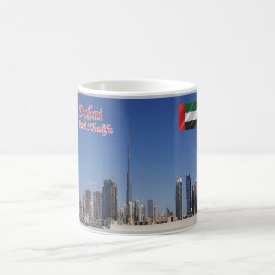 Caneca De Café Dubai - Burj Khalifa - O arranha-céu mais alto -