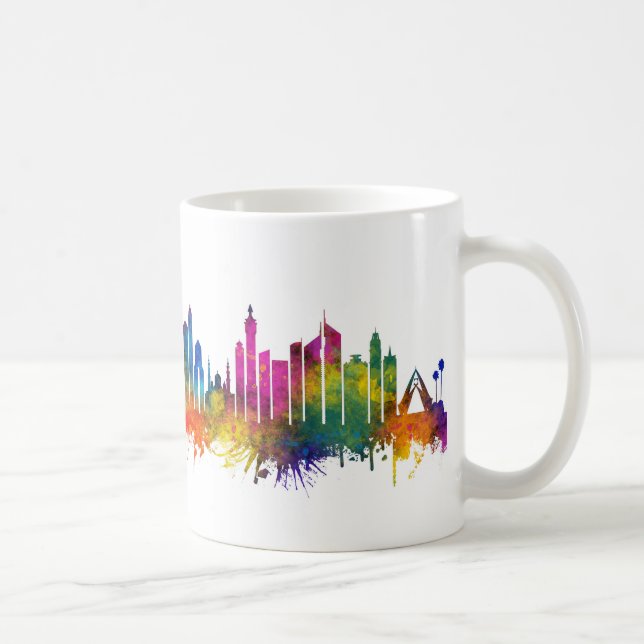 Caneca De Café Dubai UAE Skyline (Direita)
