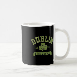Caneca De Café Dublin Ireland Clover Leaf Shamrock Celtic Est 988