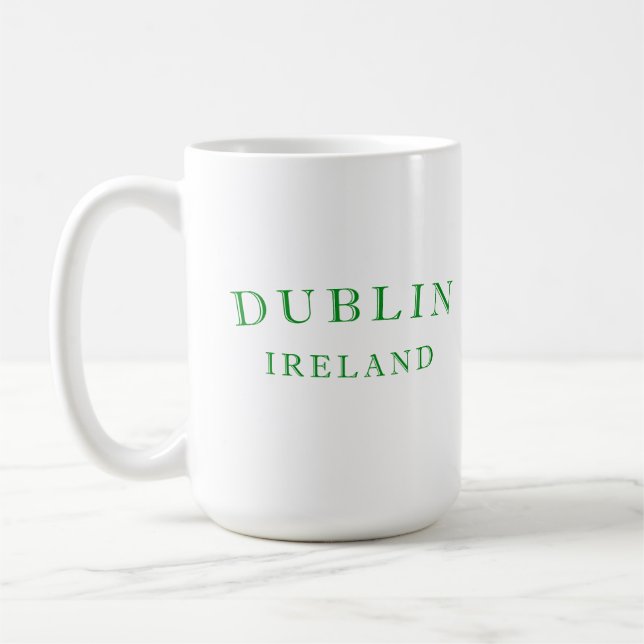 Caneca De Café Dublin Irlanda (Esquerda)