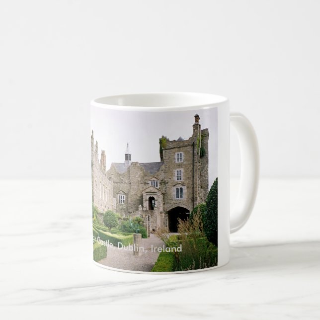 Caneca De Café Dublin - Irlanda - Castelo de Drimnagh medieval (Frente Esquerda)