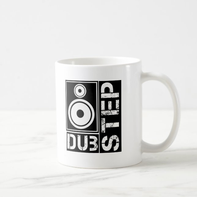 Caneca De Café Dubstep Loudspeaker d (Direita)