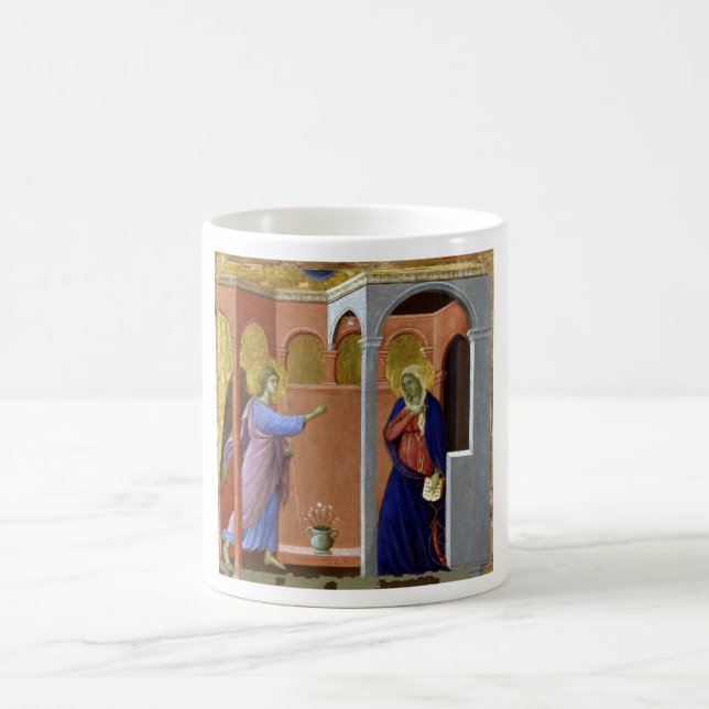 Caneca De Café Duccio di Buoninsegna Anunciação (Centro)