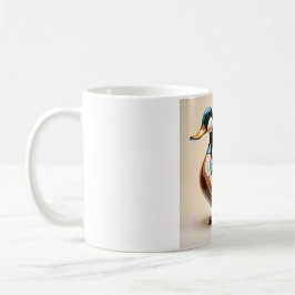 Caneca De Café Duck Bird Animal Wood Art Print 