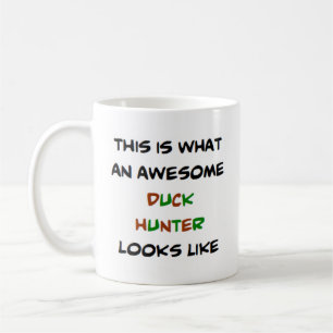 Caneca De Café duck hunter, awesome
