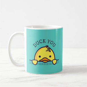 Caneca De Café Duck You Pun