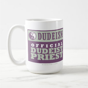 Caneca De Café Dudeísmo Oficiais Dudeist Priest Mug (Variação