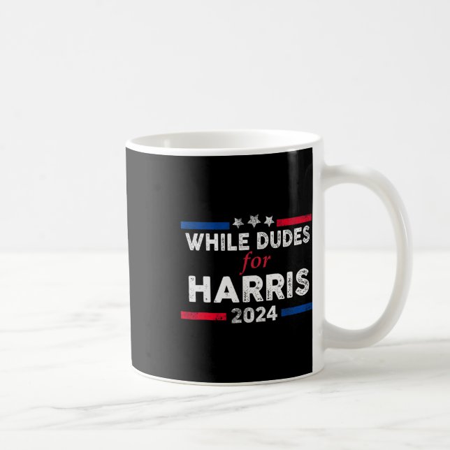 Caneca De Café Dudes Para Kamala Harris 4 (Direita)