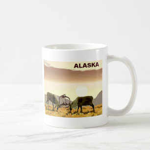 Caneca De Café Duelo de Caribus - Alasca
