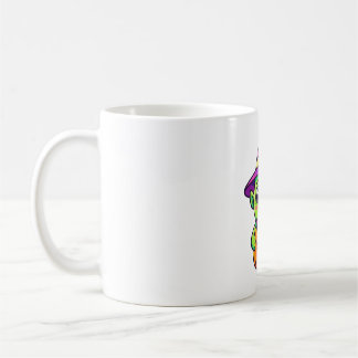 Caneca De Café Duende de Doces com Cesta de Abóbora