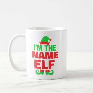 Caneca De Café Duende de Natal Personalizado