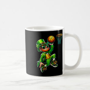 Caneca De Café Duende Jogando Esqueleto Dia de São Patrício Espor