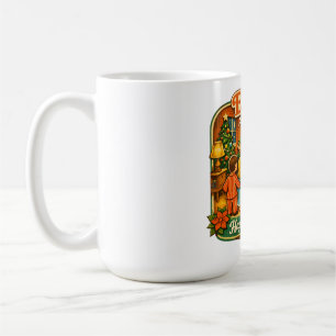 Caneca De Café Duendes engraçados de Natal vintage estão sempre v