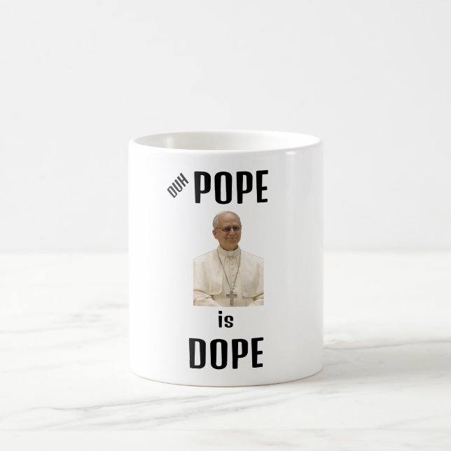 Caneca De Café Duh Pope is Dope Coffee Mug (Centro)