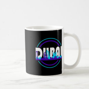 Caneca De Café Dui Emirados Árabes Unidos Férias Viagem Lembrança